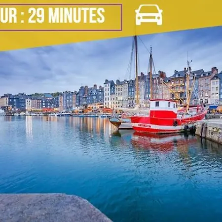 Anabel - Calme Et Protegee , Avec Balcon, Proche Du Centre Et De La Lägenhet Villers-sur-Mer